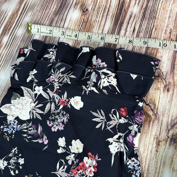 NEW Lane Bryant THE ALLIE Slim Ankle Women Size 20 Flower Capri Crop Pants 41x24 - Picture 7 of 10